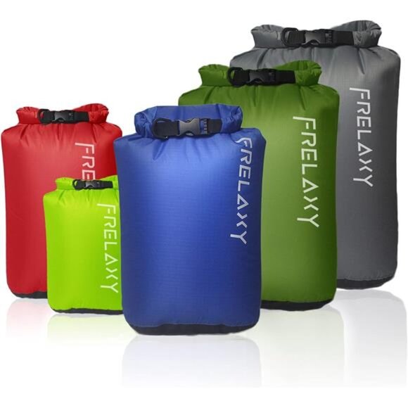 Dry Bag 3-Pack/5-Pack, Ultralight Dry Sack,Outdoor Bags Keep Gear Dry for Hiking - Picture 1 of 8